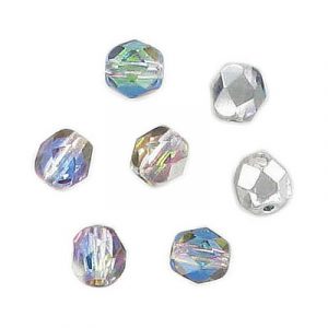 Fire polished Czech beads, sphinx, 6mm. (SKU# GBFP6MM/415). Sold per pack of 300