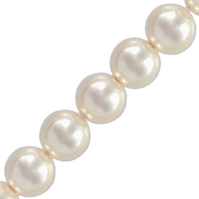 Perles de verre tchèques, beige, 10mm. Vendu en paquet de 100. (SKU# IPCZ10MM/70014)
