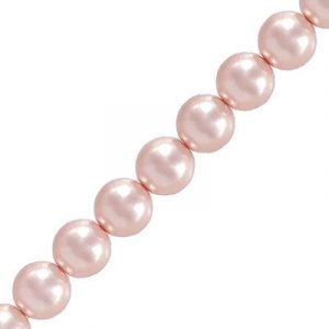 Glass pearls Czech, rum pink, 6mm. (SKU# IPCZ6MM/14425). Sold per pack of 640