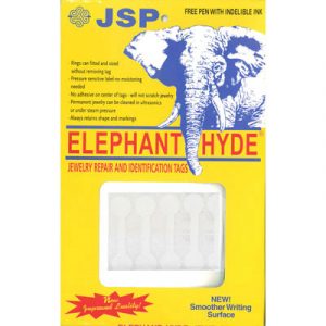 Long adhesif ID tags (500 pcs). (SKU# JTAG76). Sold individually.