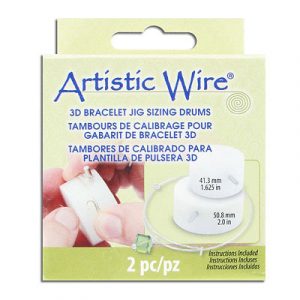 Pack of two 3D bracelet jig sizing drums, 41.3mm and 50.8mm. (SKU# JTBRACJIG/DRUM). Sold individually.