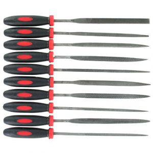 Ergo needle file set, 10 pieces, 6 inch length. (SKU# JTNF740). Sold individually.