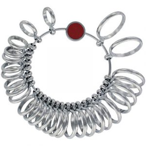 Finger ring measuring set. Sizes 1-15 US. (SKU# JTR13). Sold individually.