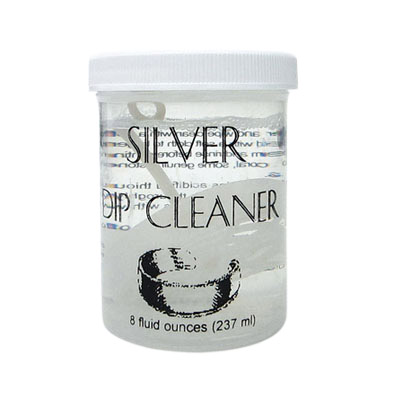 Silver dip cleaner 8oz (237ml). (SKU# JTUSS). Sold individually. - Frabels