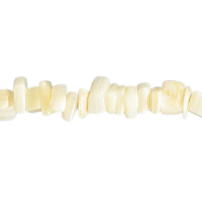 LIQUIDATION! Mother of pearl beads, chips, 36 inch strand. (SKU# SPCH2/MOP). Sold per pack of 1 strand(s).