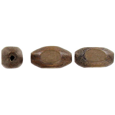 Wood bead, bamboo, 15x7mm, faceted, brown, 16 inch strand. (SKU# WBB15X7F/BRN). Sold per pack of 1 strand(s).