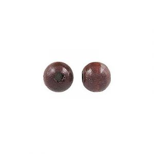LIQUIDATION! Wood bead, 6mm, round, walnut. (SKU# WBT6MM/WAL). Sold per pack of 1000