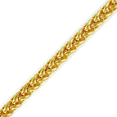 LIQUIDATION! Chain, 6mm, 5 meters, gold plate, steel core. (SKU# CC/991/GL). Sold per pack of 1 spool(s).