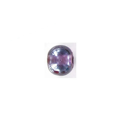 LIQUIDATION! Glass bead India, 10mm, satin purple. (SKU# GBI10MM/S109). Sold per pack of 250 grams.