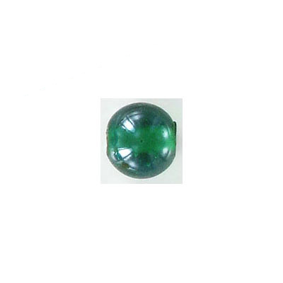 LIQUIDATION! Billes de verre Inde, 10mm, vert satiné. Vendu en paquet de 250 grammes. (SKU# GBI10MM/S84)