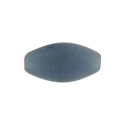 LIQUIDATION! Billes de verre Inde, ovale, 10x20mm, montana mat. Vendu en paquet de 250 grammes. (SKU# GBI10X20/M108)