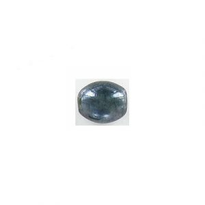 LIQUIDATION! Glass bead India, 10x8mm, oval, satin montana. (SKU# GBI10X8/S108). Sold per pack of 250 grams.