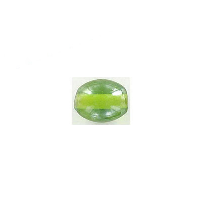 LIQUIDATION! Glass bead India, 10x8mm, oval, satin olivine. (SKU# GBI10X8/S52). Sold per pack of 250 grams.