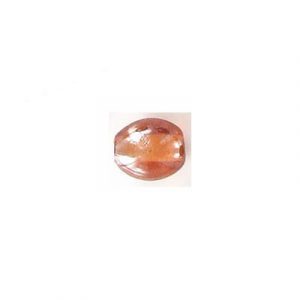 LIQUIDATION! Glass bead India, 10x8mm, oval, satin light colorado topaz. (SKU# GBI10X8/S53). Sold per pack of 250 grams.