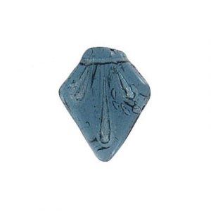 LIQUIDATION! Glass bead India, montana blue. (SKU# GBI1102/108). Sold per pack of 100