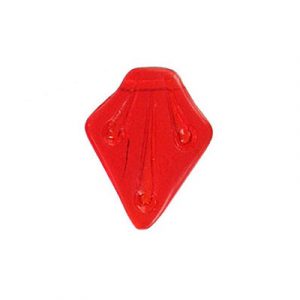 LIQUIDATION! Glass bead India, red. (SKU# GBI1102/65). Sold per pack of 100