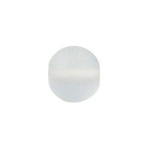 LIQUIDATION! Glass bead India, 12mm, round, 12mm, matte white. (SKU# GBI12MM/M64). Sold per pack of 250 grams.