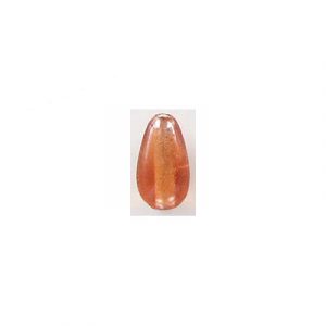 LIQUIDATION! Glass bead India, satin peach. (SKU# GBI543/S53). Sold per pack of 500 grams.