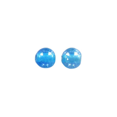 LIQUIDATION! Glass bead India, 6mm, satin aqua blue. (SKU# GBI6MM/S68). Sold per pack of 250 grams.