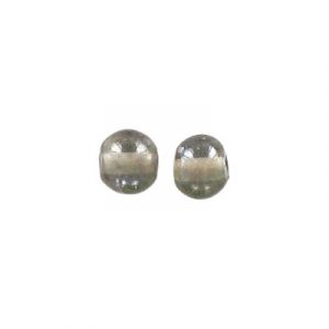 LIQUIDATION! Glass bead India, 6mm, satin gray. (SKU# GBI6MM/S78). Sold per pack of 250 grams.