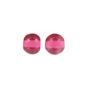 LIQUIDATION! Glass bead India, 8mm, round, pink. (SKU# GBI8MM/111). Sold per pack of 250 grams.