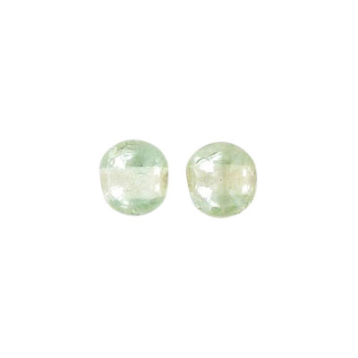 LIQUIDATION! Glass bead India, 8mm, satin crystal. (SKU# GBI8MM/S95). Sold per pack of 250 grams.