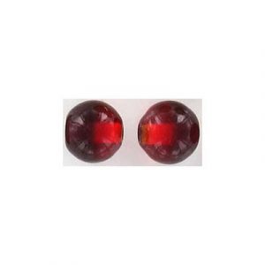 LIQUIDATION! Glass bead India, 8mm, two-tone siam. (SKU# GBI8MM/X39). Sold per pack of 100