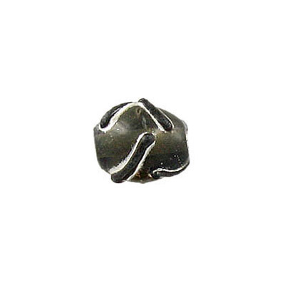 LIQUIDATION! Glass bead India, 9x11mm, oval, gray. (SKU# GBI9X11/GOQ7). Sold per pack of 50