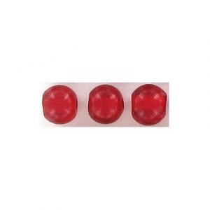 LIQUIDATION! Glass bead India, 6mm, dark red. (SKU# GBIS696). Sold per pack of 250 grams.