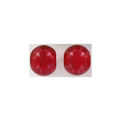 LIQUIDATION! Glass bead India, red. (SKU# GBIS896). Sold per pack of 250 grams.