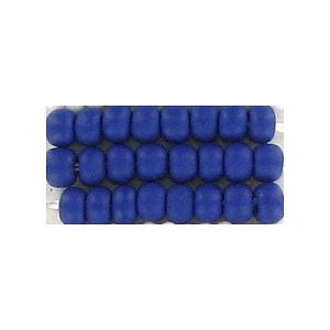 Seed beads, natural opaque bead navy, size 6. (SKU# GBM6L/33070). Sold per pack of 500 grams.