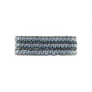 Seed beads, rocaille bead, loose, black diamond, size 10. (SKU# GBR10L/46010). Sold per pack of 250 grams.
