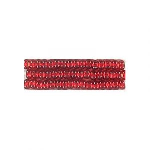 Seed beads, rocaille bead, loose, red, size 10. (SKU# GBR10L/97090). Sold per pack of 500 grams.