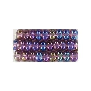 Seed beads, rocaille bead dark purple, size 6. (SKU# GBR6L/21060). Sold per pack of 500 grams.