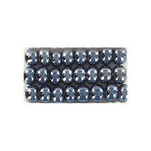 Perles de rocaille, gunmetal, en vrac, grandeur 6. Vendu en paquet de 500 grammes. (SKU# GBR6L/49102)