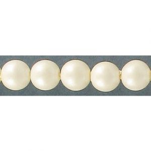 Billes de plastique, 8mm, couleur huitre mat. Vendu en paquet de 300. (SKU# IPCN8MM/M70678)