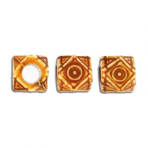 Billes de plastique, brun antique col #8. Vendu en paquet de 100. (SKU# PB2409/OXBRN)