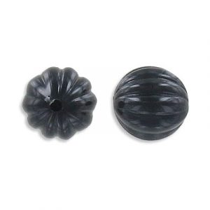 Billes de plastique, noir. Vendu en paquet de 144. (SKU# PB5212/BLK)