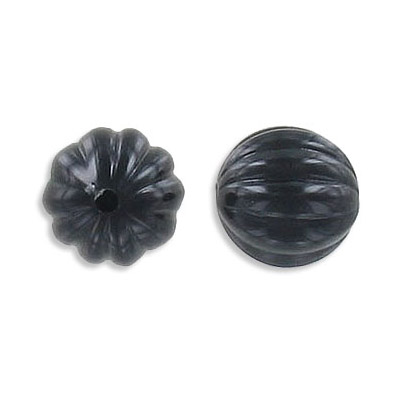 Billes de plastique, noir. Vendu en paquet de 144. (SKU# PB5212/BLK)