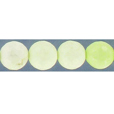 Semi-precious faceted beads, 10mm, round, chrysoprase, 16 inch strand. (SKU# SPBD10MMF/CHR). Sold per pack of 1 strand(s).