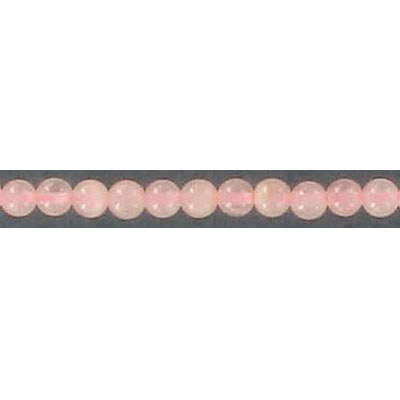 Semi-precious round beads, 3mm, rose quartz, 16 inch strand. (SKU# SPBD3MM/RQ). Sold per pack of 1 strand(s).