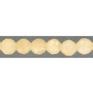 Billes semi-precieuses à facettes, 6mm, aventurine jaune, corde de 16 pouces. Vendu en paquet de 1 corde(s). (SKU# SPBD6MMF/YEAV)