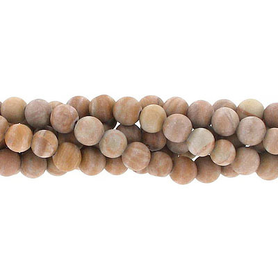 Semi-precious round beads, 6mm, matte gold lace agate, approx. hole size 1mm, 16 inch strand. (SKU# SPBD6MM/MGLACE). Sold per pack of 1 strand(s).