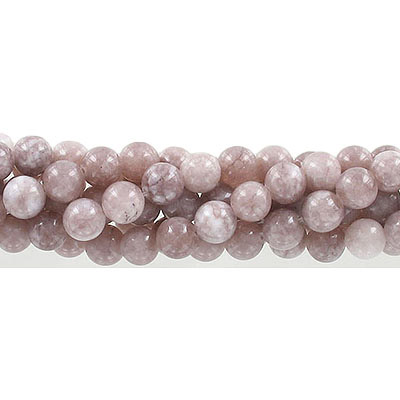 Semi-precious round beads, 8mm, old rose jade (candy), approx. hole size 1-1.20mm, 16 inch strand. (SKU# SPBD8MM/ORJ). Sold per pack of 1 strand(s).