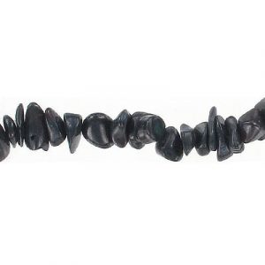 Semi-precious beads, mini-teeth drops, black coral, 16 inch strand. (SKU# SPBDMT/BKC). Sold per pack of 1 strand(s).