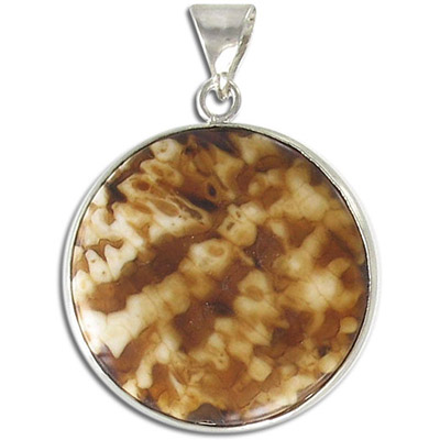 Semi-precious pendant, fire agate, with nickel setting and bail. (SKU# SPP101/FIAG). Sold individually.