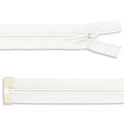 Rhinestone zipper small rhinestones, open, 12 inch, crystal/white (SKU# 1345/130/022). Sold individually.