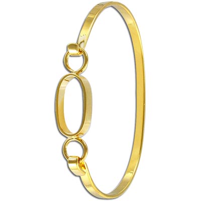 Bracelet oval yellow. (SKU# BR220OV/GL). Sold per pack of 12