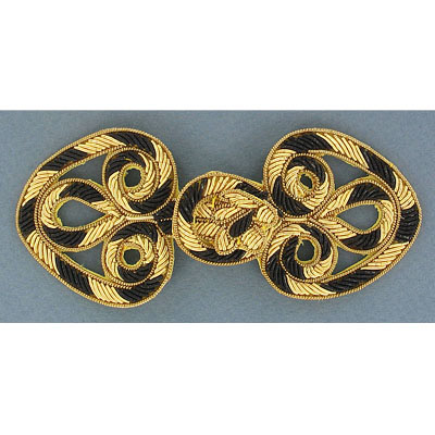 Frogs, gold with black (SKU# BUF2760/GLBLK). Sold individually.