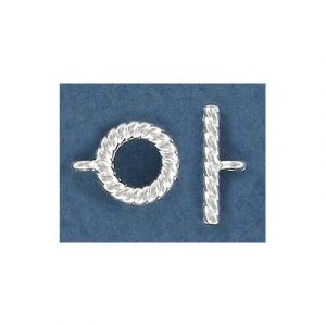 Fermoir cabillot, 10mm, plaqué couleur argent. Vendu en paquet de 100. (SKU# CLT05/SPL)